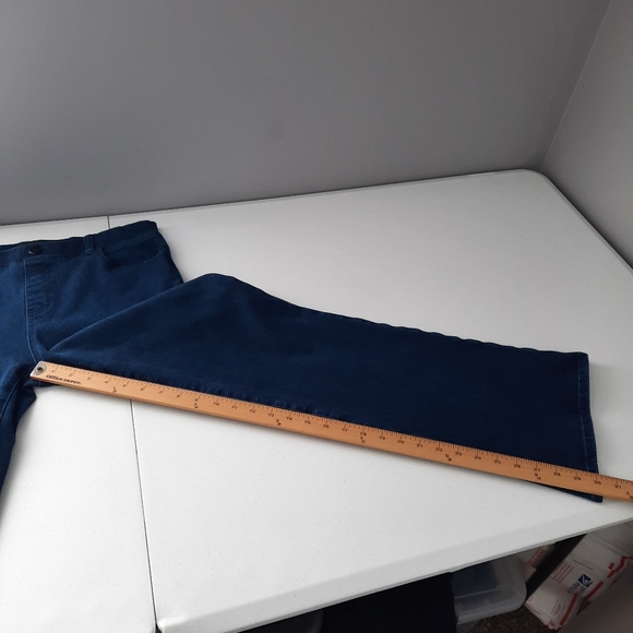 Betabrand Boot Cut 4-Pocket Yoga Denim Pull On Jeans size Large - Picture 12 of 14